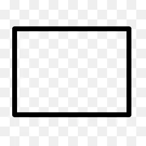 Black Clip Art - Rectangle Border Png Download - 512*512 - Free ClipartFlare.com 