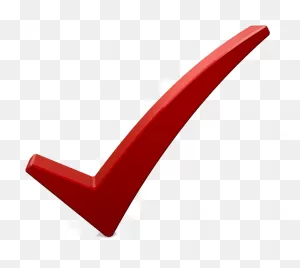 Download Check Mark - Red And White Checkmark Png Image With No ClipartFlare.com 