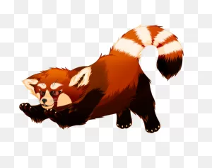 Red Panda By Lostintheflowoftime On 