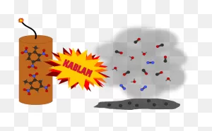 Illustration Of Decomposition Reaction Clipart Chemical ClipartFlare.com 