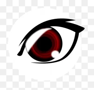 Red Eyes Clipart Transparent - Red Anime Eye Png - Full Size ClipartFlare.com 