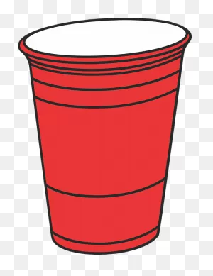 Drink, Empty, Container, Liquid, Glass, Solo Cup, Beer - Red Cup ClipartFlare.com 