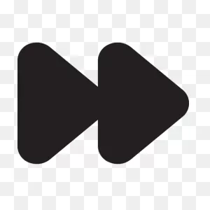 Rewind Right Icon Vector