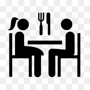 Date Dining Meal Restaurant - Eating In Restaurant Icon - (512X512 ClipartFlare.com 