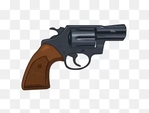 Mid Detail Snub Nosed Revolver Clip Art Image - Clipsafari