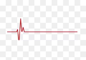 Red Heartbeat Line Transparent - ClipartFlare