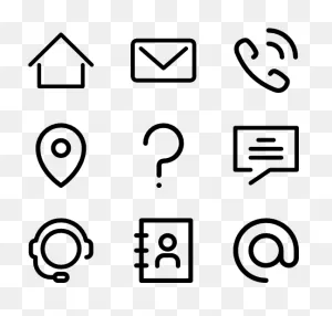Contacts Icon - Simplum Icons - Resume Icons For Word Clipart ClipartFlare.com 