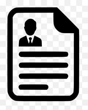 Resume Icon Free #423895 - Free Icons Library