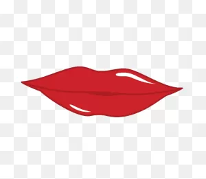 Clipart Of The Red Lips In A Dark Free Image Download
