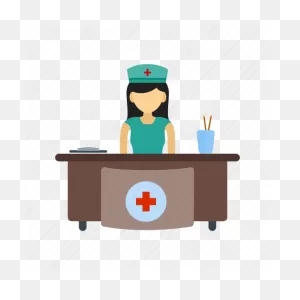 Hospital, Medical, Office, Reception, Receptionist, Room, Waiting Icon ClipartFlare.com 