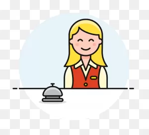 Receptionist Clipart - Png Download - Full Size Clipart (#5663381 ClipartFlare.com 