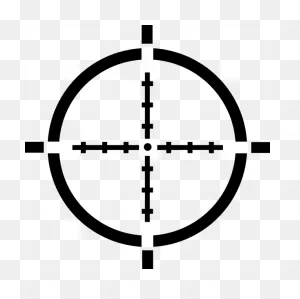 Reticle Computer Icons Telescopic Sight Clip Art - Crosshair ClipartFlare.com 