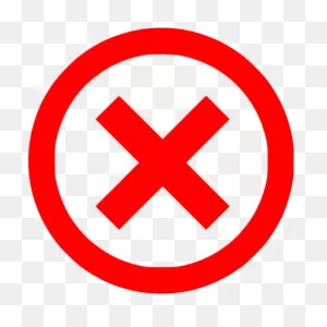 Red X Mark 4 Icon - Free Red X Mark Icons