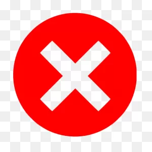 Red X Mark 3 Icon - Free Red X Mark Icons
