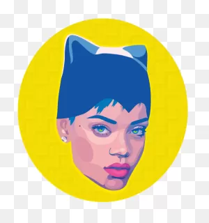 Rihanna Clipart Superhero - Illustration - Png Download - Full ClipartFlare.com 