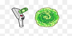 Rick And Morty Portal Gun Cursor - Sweezy Custom Cursors