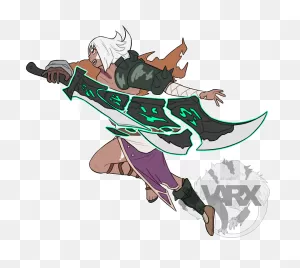 A Friend Commissioned Me To Draw Riven, Who Is His Clipart - Full ClipartFlare.com 