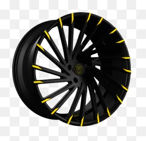 Asanti Black Aluminum Rim Abl-32 Kaiser 20X9In Satin Black Gloss Black Lip  Finish, Abl32-29063730