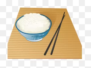Chinese Rice And Chopsticks | Clip Art, Chopsticks, Food Drawing