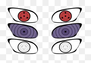 Sharingan Rinnegan Byakugan - 3 Great Doujutsu Clipart - Full Size ClipartFlare.com 