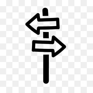 Directional Arrows Signal Hand Drawn Symbol Pointing Left And ClipartFlare.com 