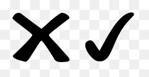 Right Wrong - “ - Symbol For Wrong Clipart - Full Size Clipart ClipartFlare.com 