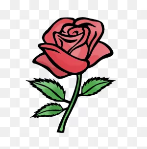 Free Rose Cartoon Drawing, Download Free Rose Cartoon Drawing Png ClipartFlare.com 