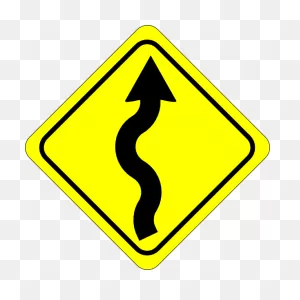 Traffic Sign - Right Turn Road Sign Clipart - Full Size Clipart ClipartFlare.com 