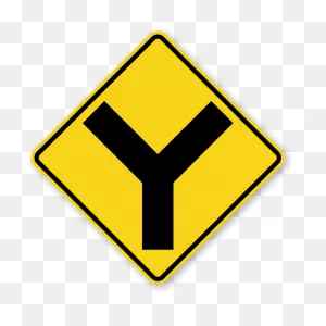 Warning Signs - Y Symbol-W2-5, Sku: X-W2-5