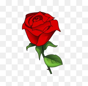 Free Clipart: Red Rose | Dux Phoenix