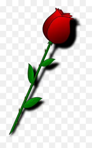 Painted Red Rose Clipart​ | Gallery Yopriceville - High-Quality ClipartFlare.com 
