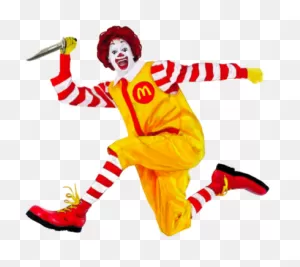 Download Killer Clown Psd55344 - Ronald Mcdonald Png - Full Size ClipartFlare.com 