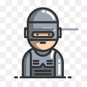 Robocop Vector PNG-WebP Icon - Png Repo Free Png Icons