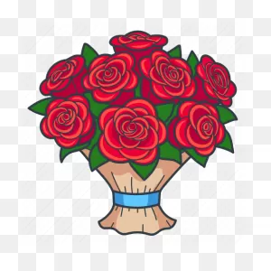 Bouquet, Floral, Flowers, Gift, Present, Roses, Rose Icon - Download On ClipartFlare.com 