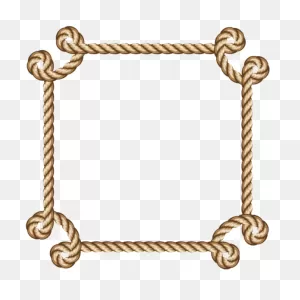 Rope Border Clipart - Large Size Png Image - ClipartFlare