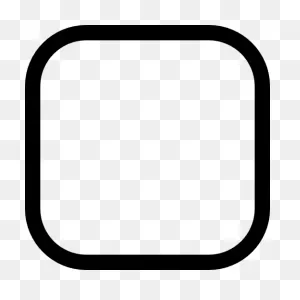Rounded, Corners, Square Free Icon Of General Icons
