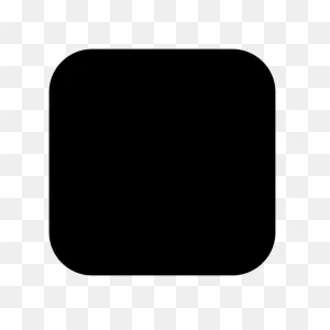 Rounded Square Icon In Ios Filled Style