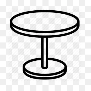 Dining Table, Furniture, Round Table, Table Icon - Round Table ClipartFlare.com 