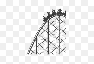 Rollercoaster Drawing - ClipartFlare