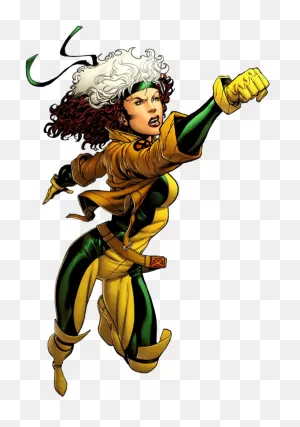 Original Art By Robert Atkins Rogue - Rouge X Men Png - (715X1116 ClipartFlare.com 