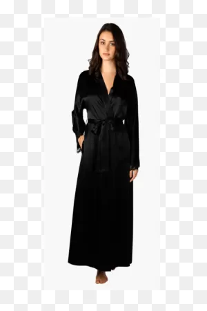 Christine Boudoir Long Robe Kohl/kohl | Cad$ 550.18 At ClipartFlare