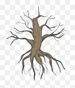 Dried-Up Tree With Roots Clipart. Free Download Transparent .png ClipartFlare.com 