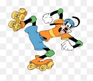 Roller Skating, Skate Stickers, Disney Cartoons