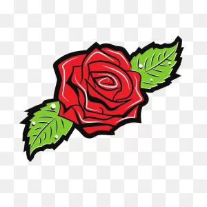Rose Flower Silhouette-1576504932 | Rose Flower Colors, Flower ClipartFlare.com 