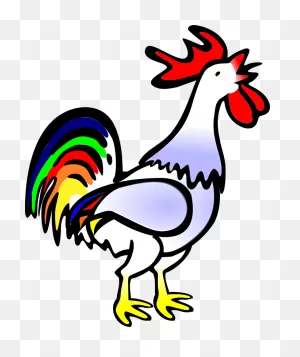 Cartoon Rooster Clipart - Clipart Suggest