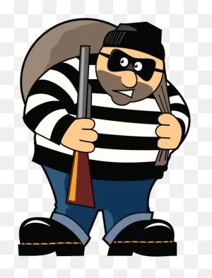 Thief, Robber Png - Cartoon Robber Clipart - Full Size Clipart ClipartFlare.com 