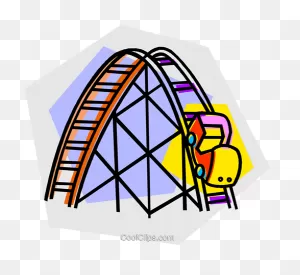 Roller Coaster Rides Royalty Free Vector Clip Art Illustration ClipartFlare.com 