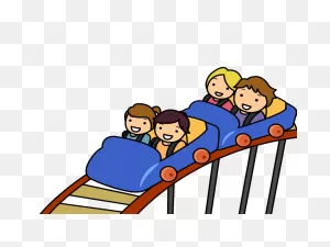 Roller Coaster Free To Use Clipart - ClipartFlare