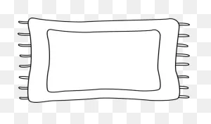 Black And White Rug Clip Art - Black And White Rug Image