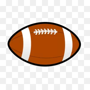 Rugby Ball Vector Illustration | Free PNG-WebP
